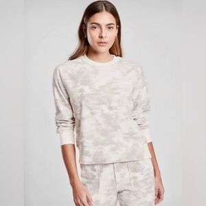 Athleta Farallon Tie-dye Print Sweatshirt